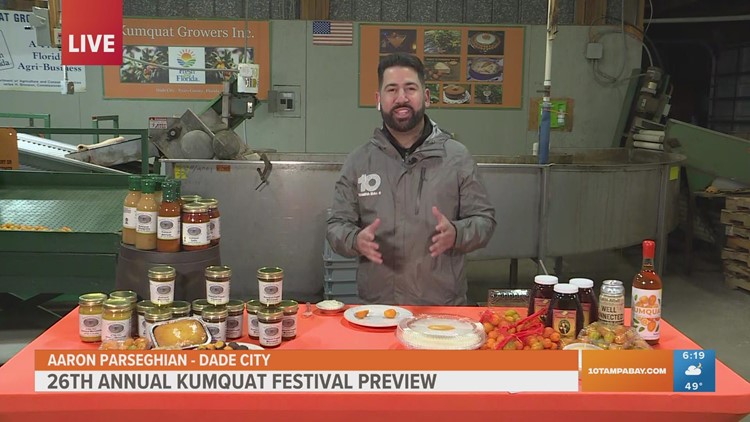 Preview of the food to try at the 26th Annual Kumquat Festival