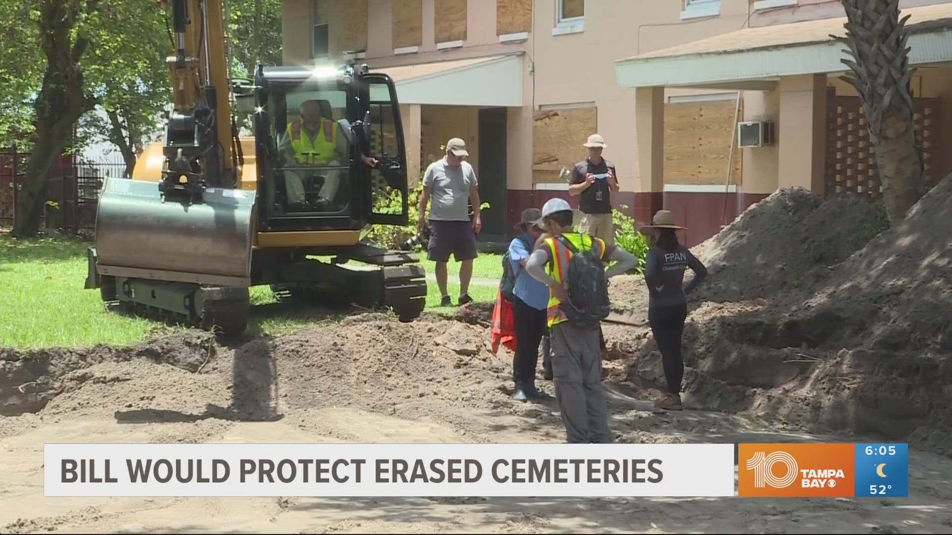 Hundreds of graves have been found under schools, apartments and businesses across the Tampa Bay area.