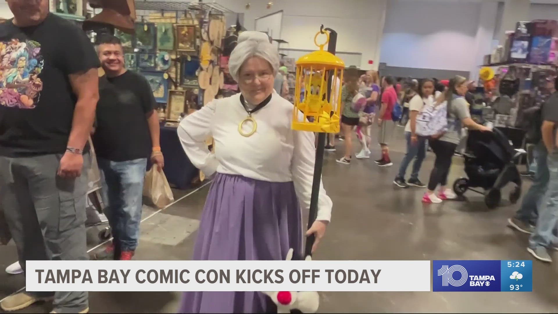 Thousands are expected to go to the tampa bay comic convention.