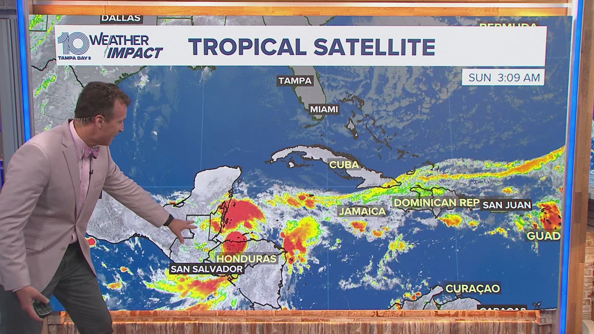 The system is expected to arrive as a weak rainmaker in Florida.