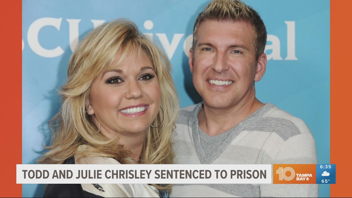 Reality TV stars Todd and Julie Chrisley sentenced to federal prison