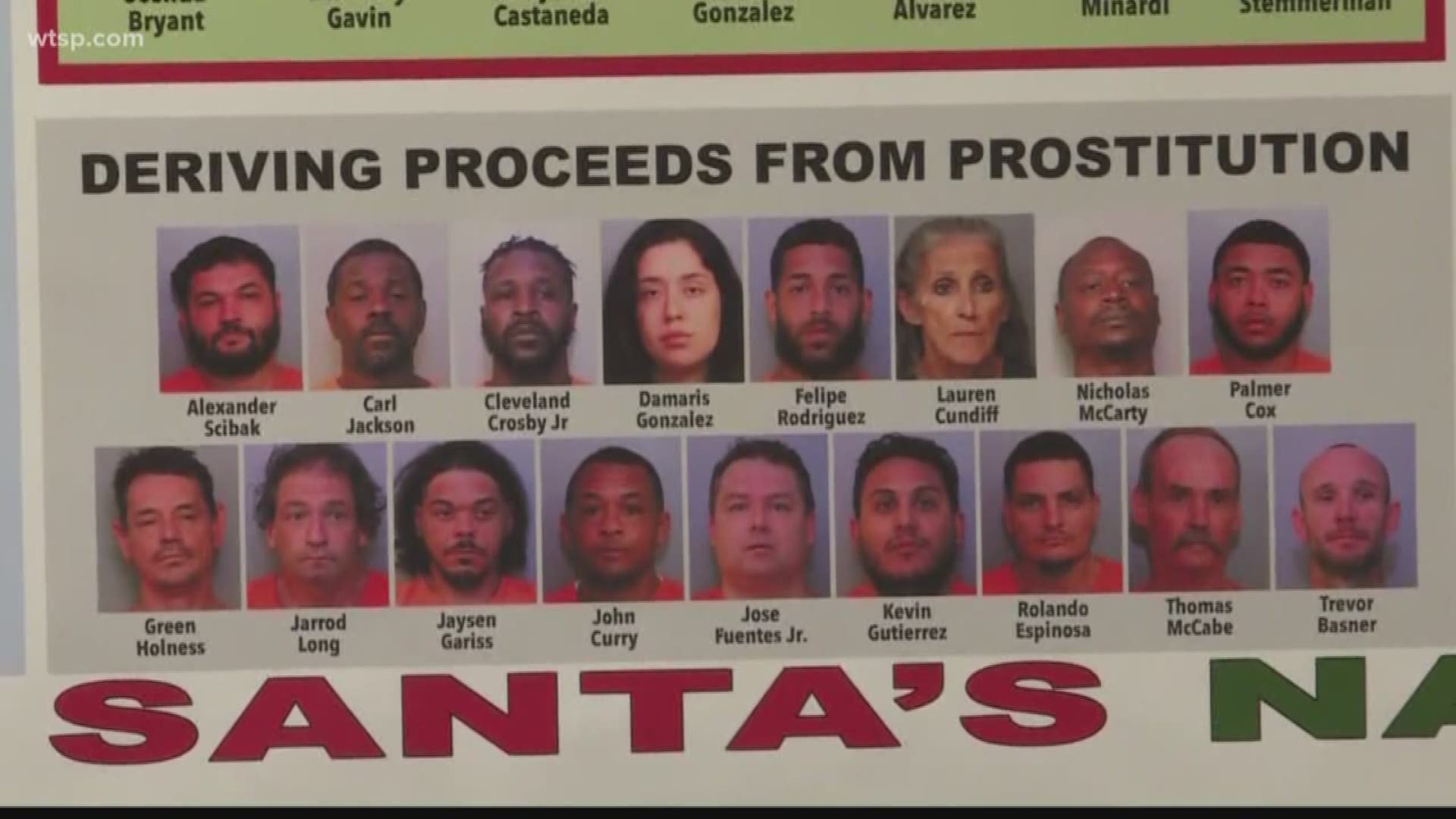 Sheriff Grady Judd called it Santa's Naughty List.