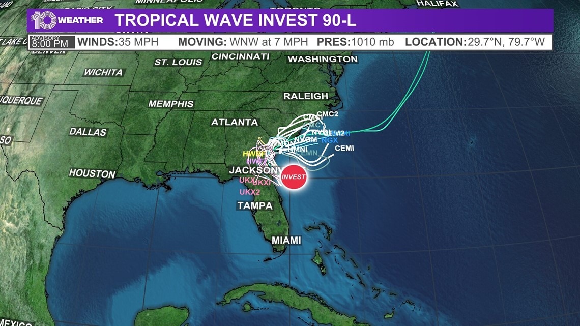 Invest 90L Tracking the tropics