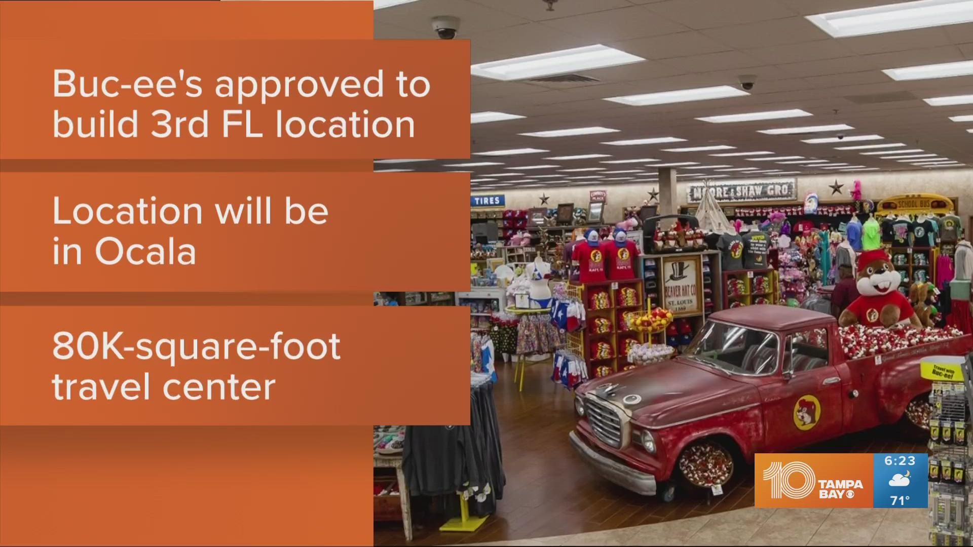 The fan-favorite gas station company was approved by Marion County leaders to build a 32-acre location in Ocala.