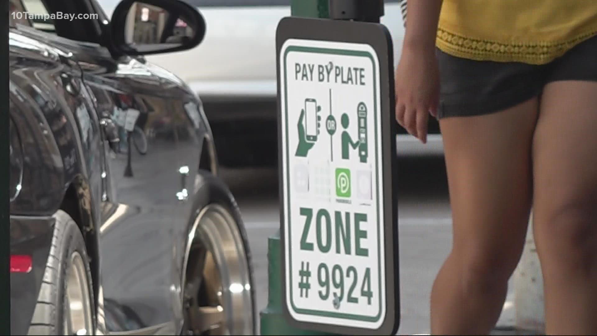 City leaders said goodbye to the free two-hour parking.