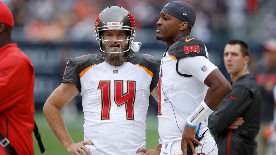 Pro Football Hall of Fame on X: Just arrived in Canton: the jersey worn by  @Buccaneers QB Ryan Fitzpatrick from Week 3 of this season when he became  the 1st QB in @