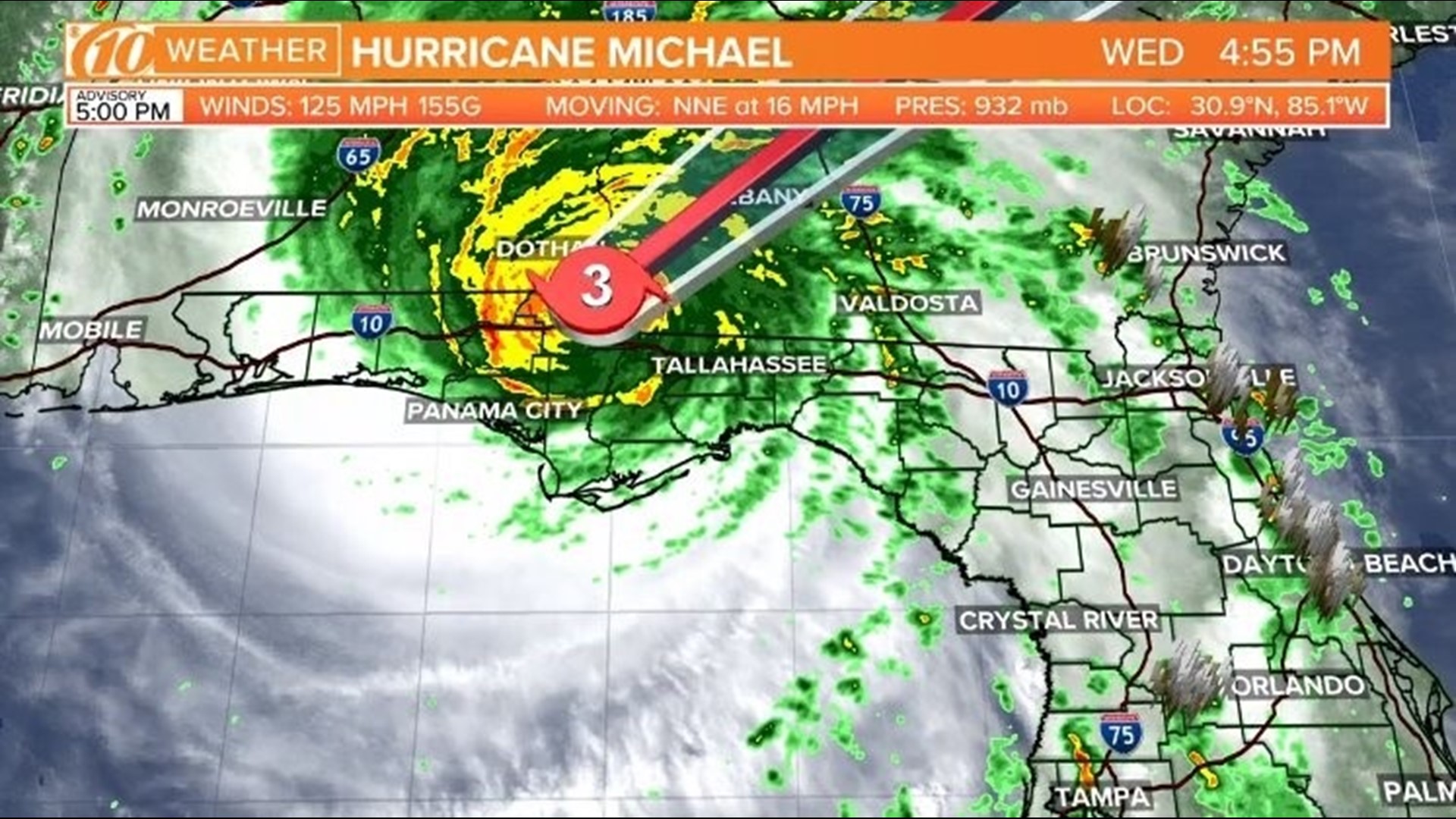 Hurricane Michael Makes Landfall In Florida Panhandle With 155 Mph ...