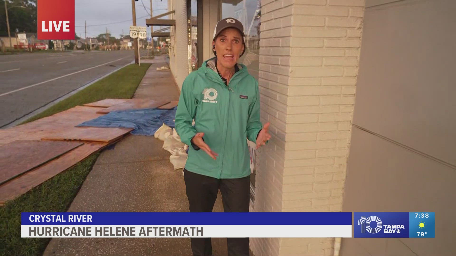 10 Tampa Bay's Jennifer Titus gives a look at the Hurricane Helene aftermath in Citrus County.