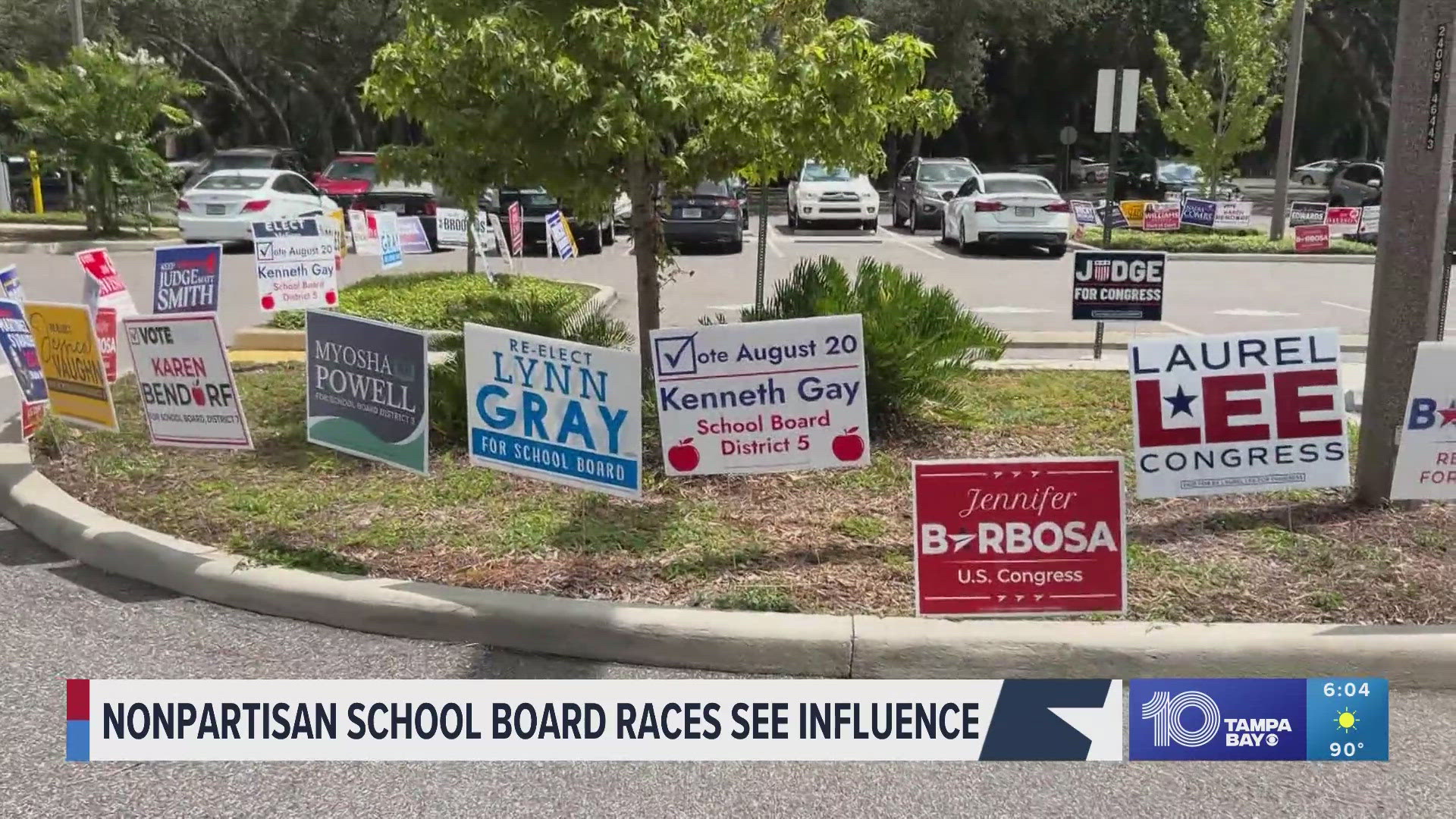 Governor Ron DeSantis has endorsed 23 school board candidates statewide, while the democratic party has endorsed 11.