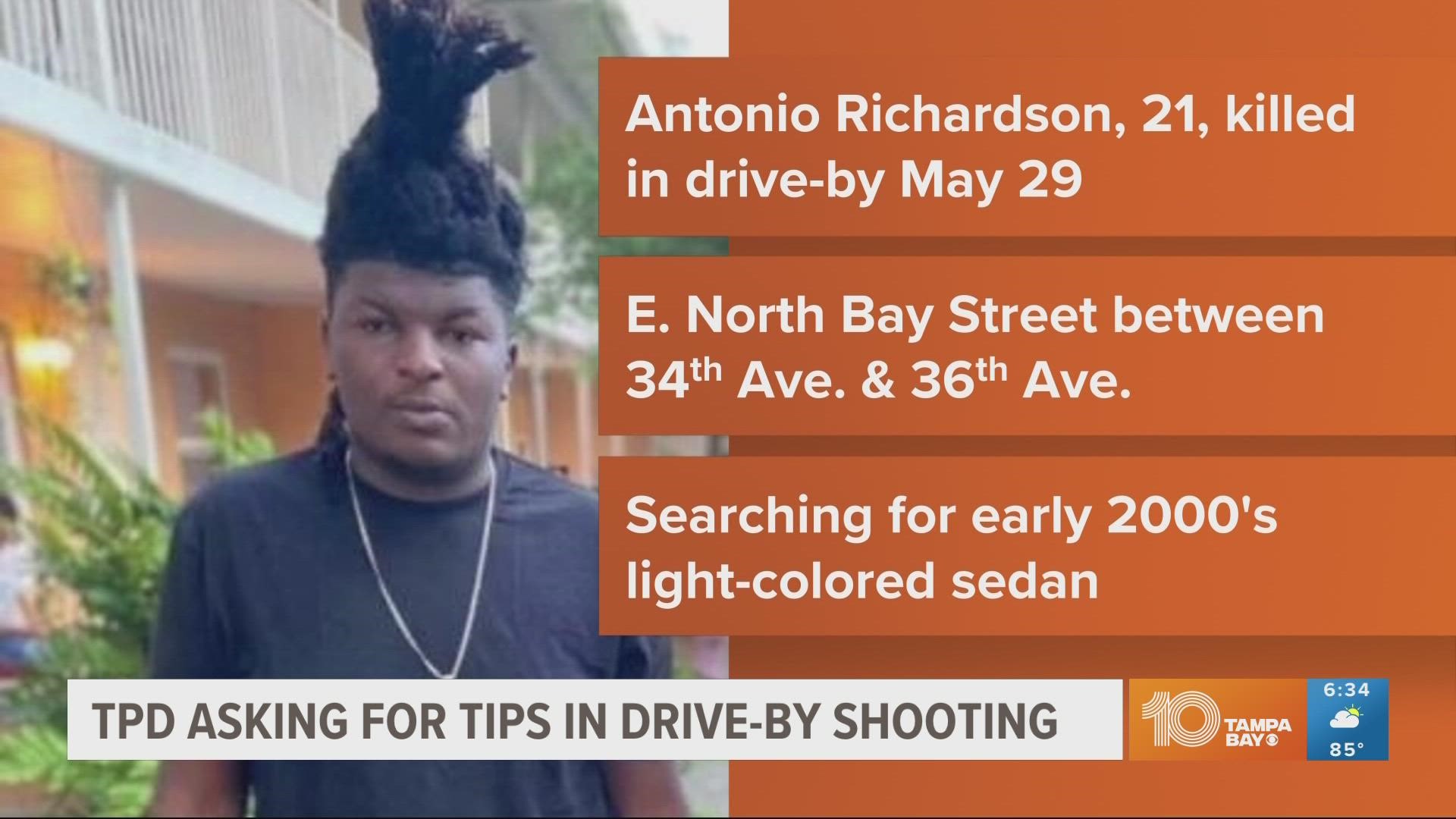 Antonio Richardson was only 21 years old when he was shot and killed this spring in Tampa.