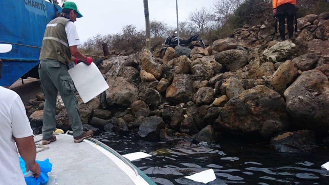 600 gallon oil spill hits Galapagos Islands off Ecuador coast
