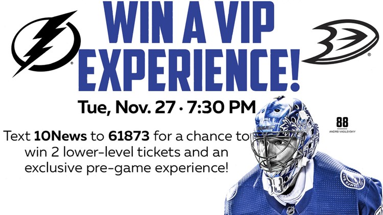 Win two Lightning hockey tickets from Tampa Electric