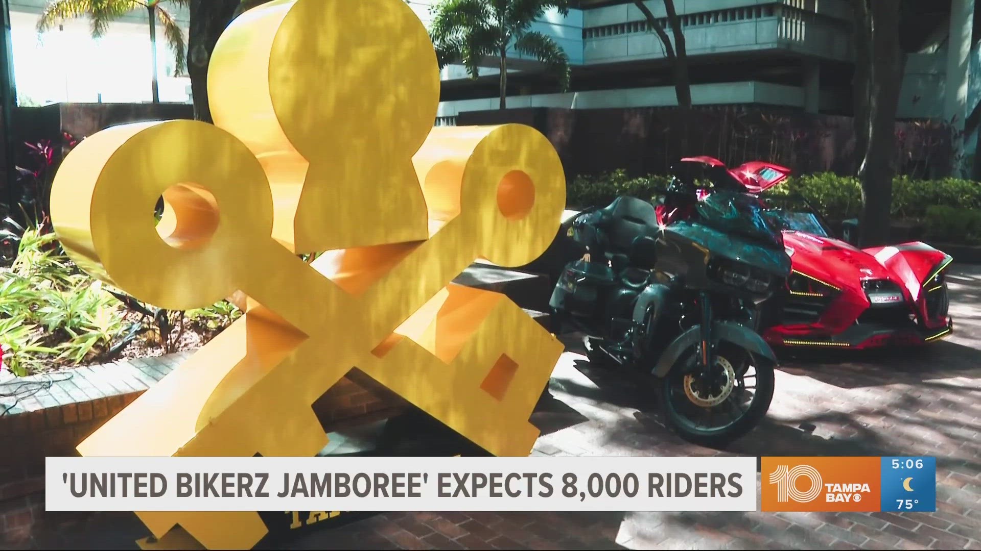 The event will run from May 23-28. United Bikerz is working with Visit Tampa Bay to put on the Jamboree.