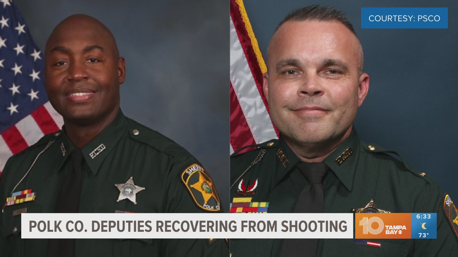 Deputy Craig Smith is back home recovering and Lieutenant Chad Anderson is expected to be moved from the ICU in the next few days.