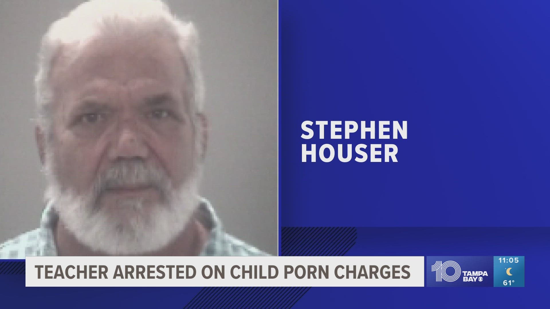 The 67-year-old science teacher was charged with possession of child sexual abuse material.