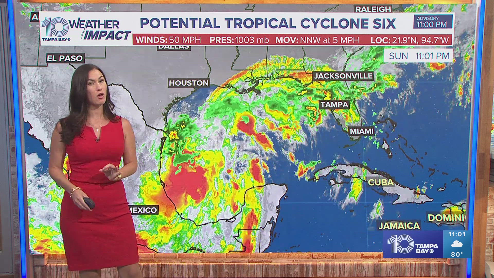 The storm will soon become Francine, and it could strengthen to hurricane status by the middle of the week. There are no threats to Florida at this time.