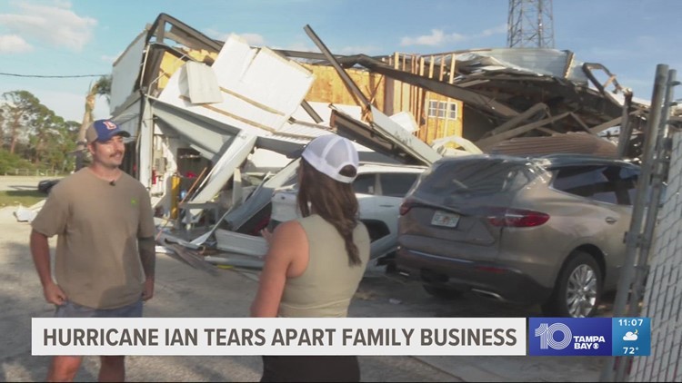 ‘It’s disheartening’: Englewood family business of 32 years destroyed by Hurricane Ian