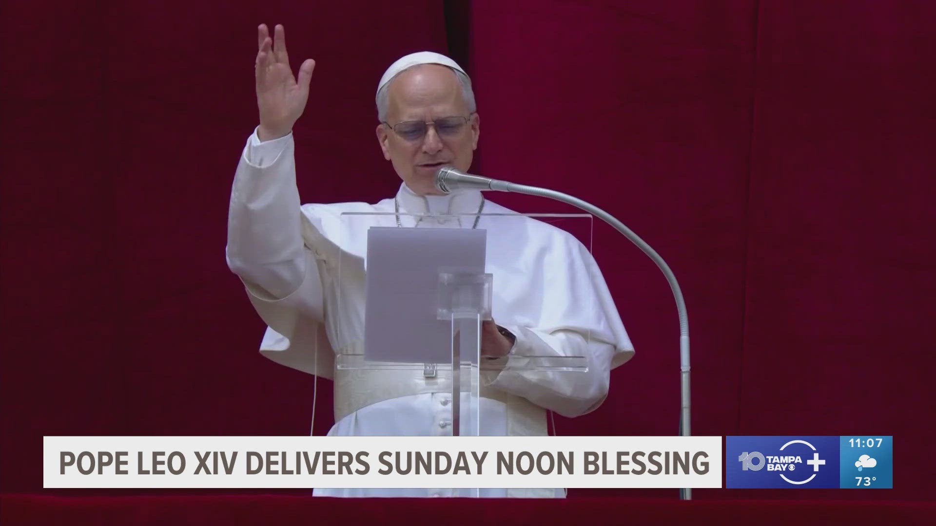 The Pope's message asked for unity in a polarized Catholic Church.