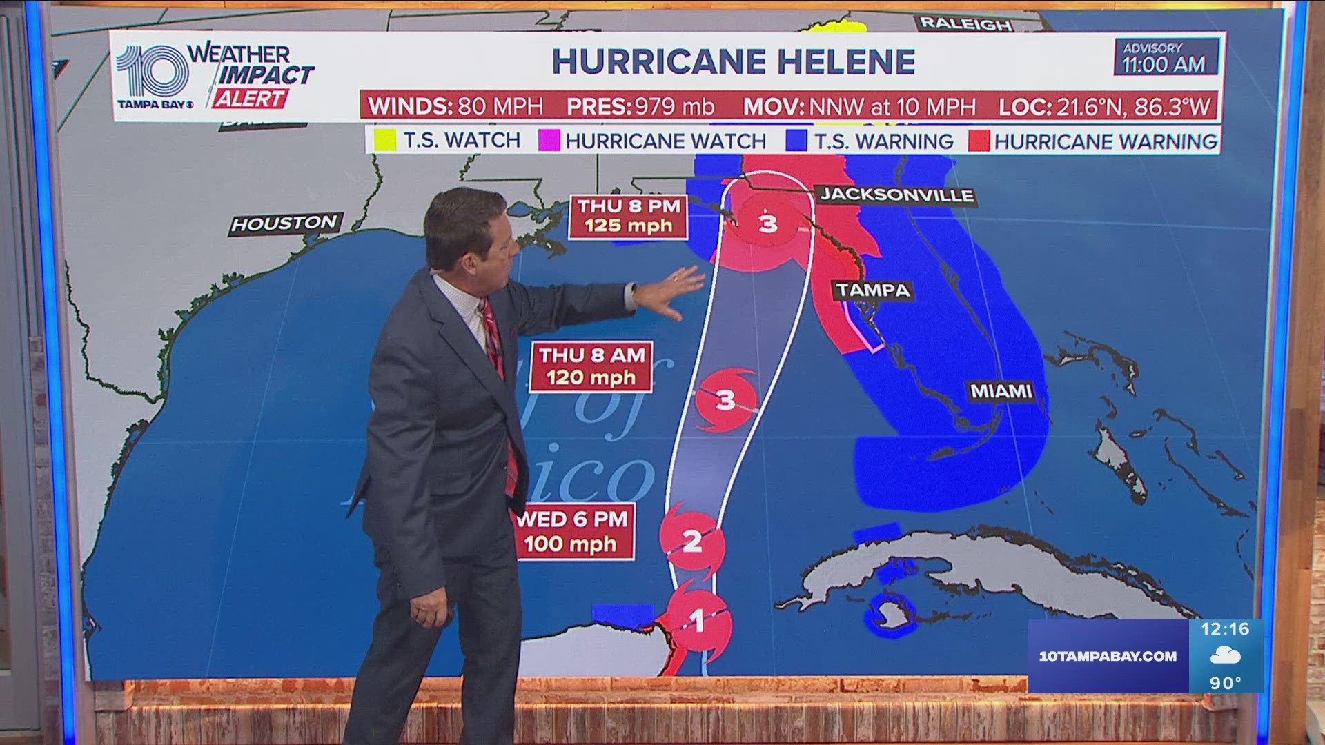 The Tampa Bay region should be prepared for potential impacts from Hurricane Helene.