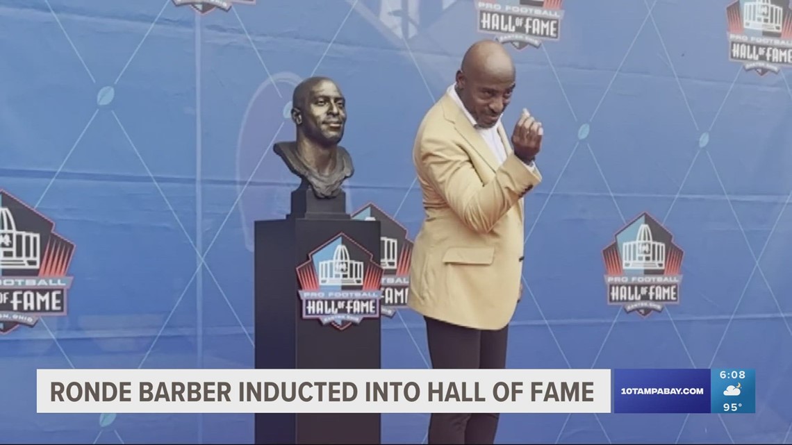 Ronde Barber Goes From 'Angry Worker' To Pro Football Hall Of Fame  Enshrinement – OutKick