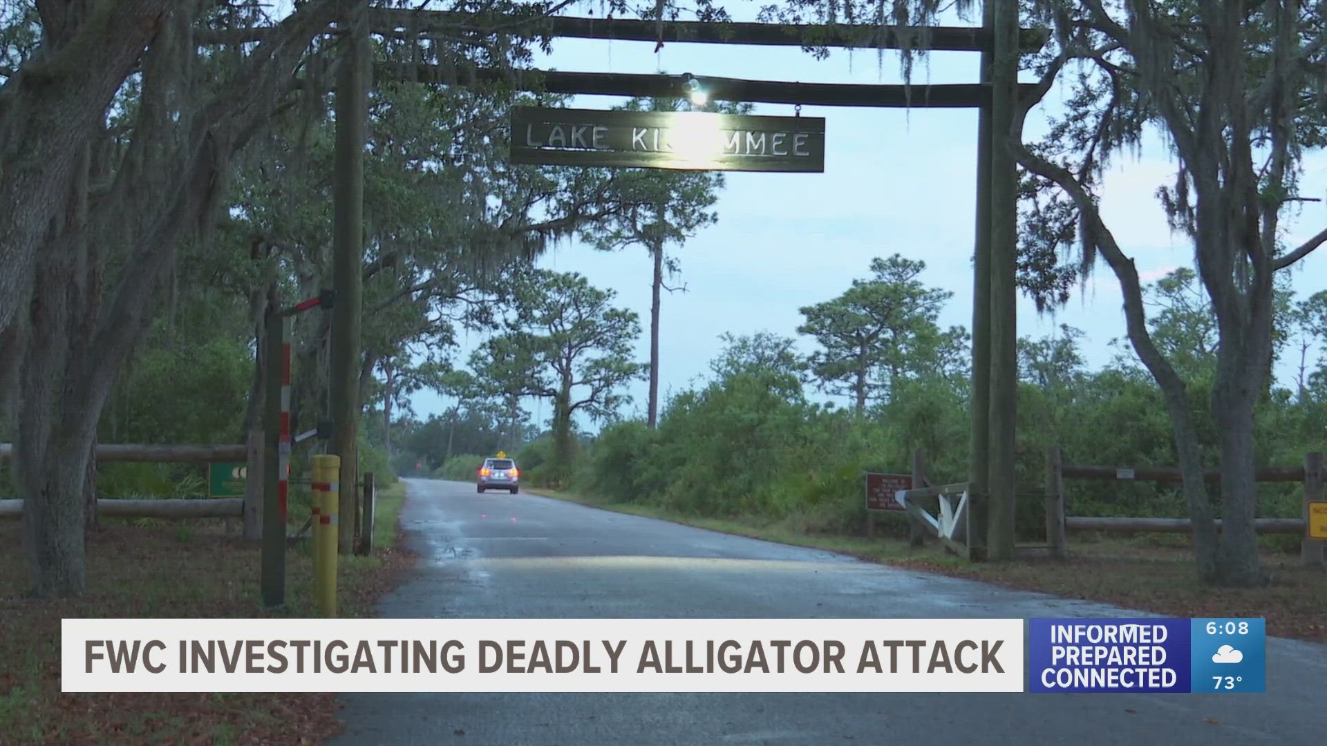A woman was attacked by a gator while she was canoeing. 