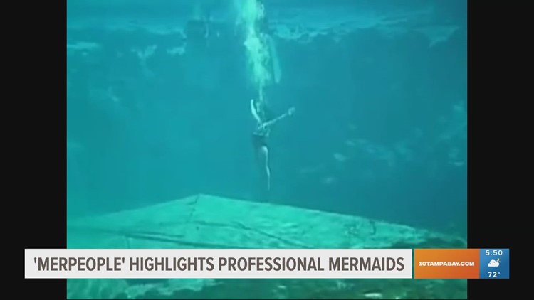 Former Weeki Wachee mermaid featured in 'Merpeople' on Netflix