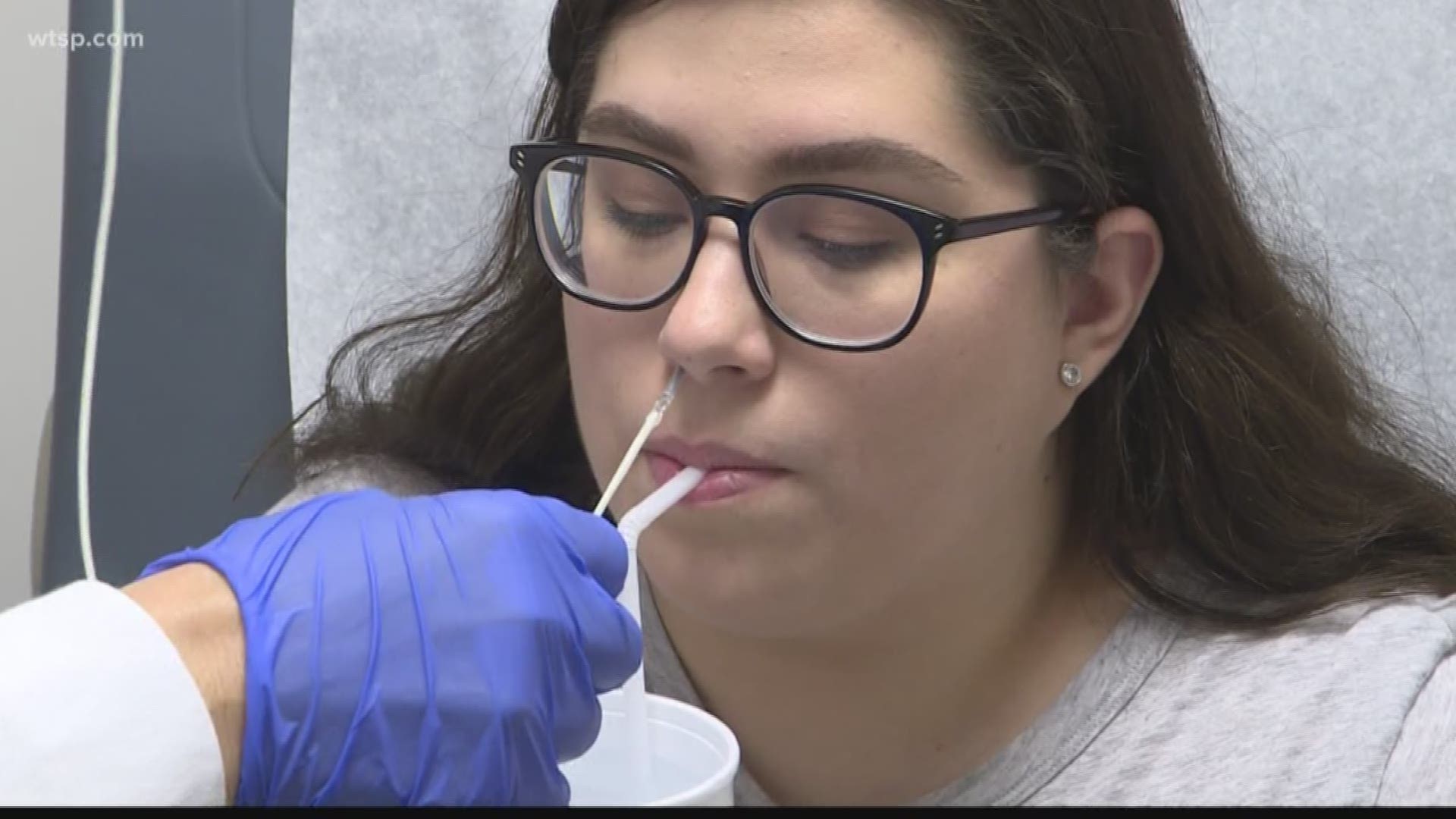 It's likely that you've seen someone with a feeding tube at one time or another.

The nasogastric feeding tube was created to deliver nutrition to sick and hospitalized people so they wouldn't starve.

For 22-year-old Gabriella Calabresi, it served a totally different purpose.

She is a patient at a Miami clinic and is using an "NG" tube with the hope of losing weight.