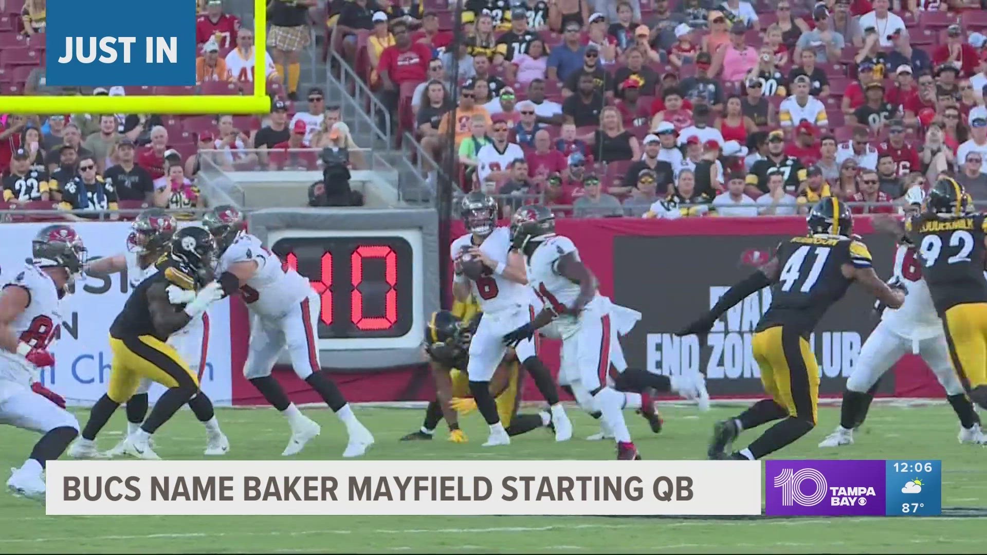 Mayfield sits while Trask plays in Bucs' 13-6 preseason win over