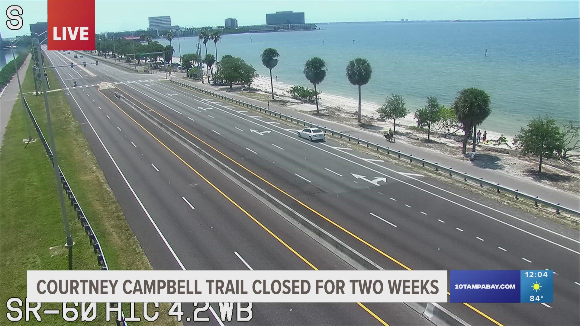 FDOT says the closure is expected to last for two weeks, depending on weather impacts.