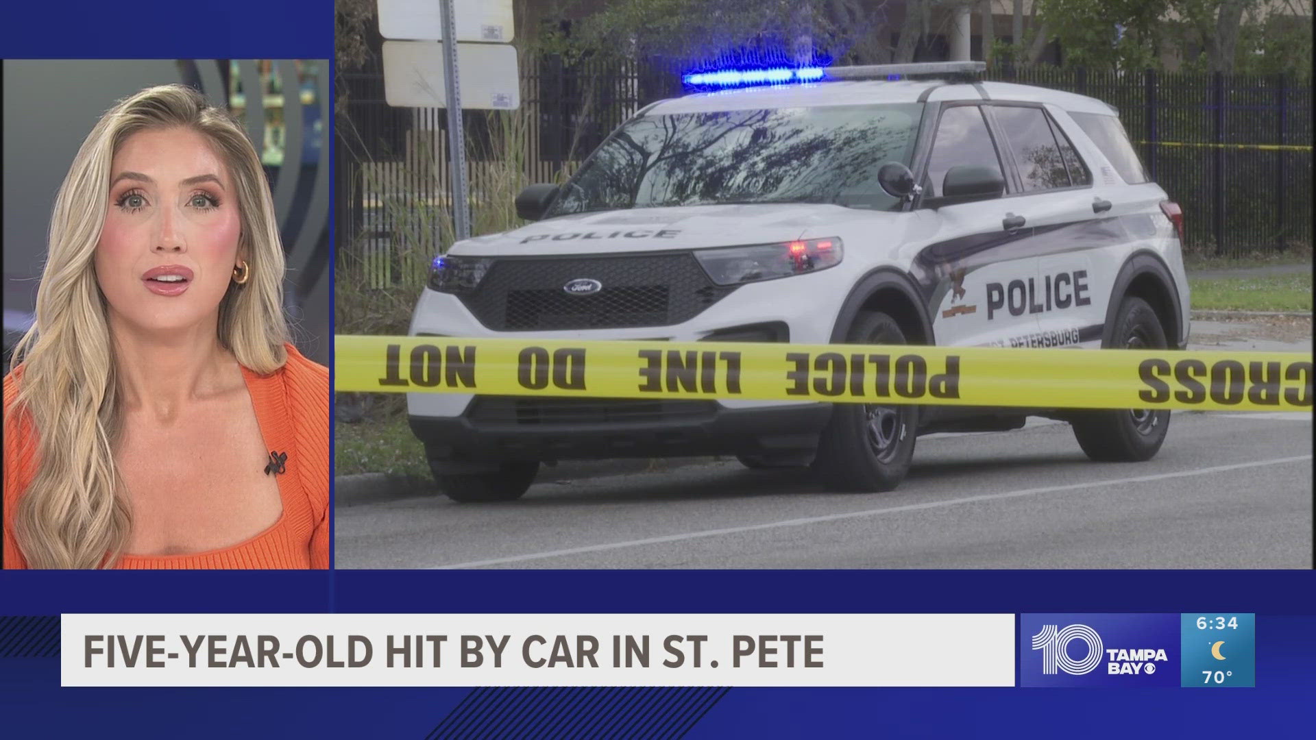 A 5-year-old boy is in the hospital with serious injuries after he was hit by a car Sunday afternoon on 18th Avenue South in St. Pete.