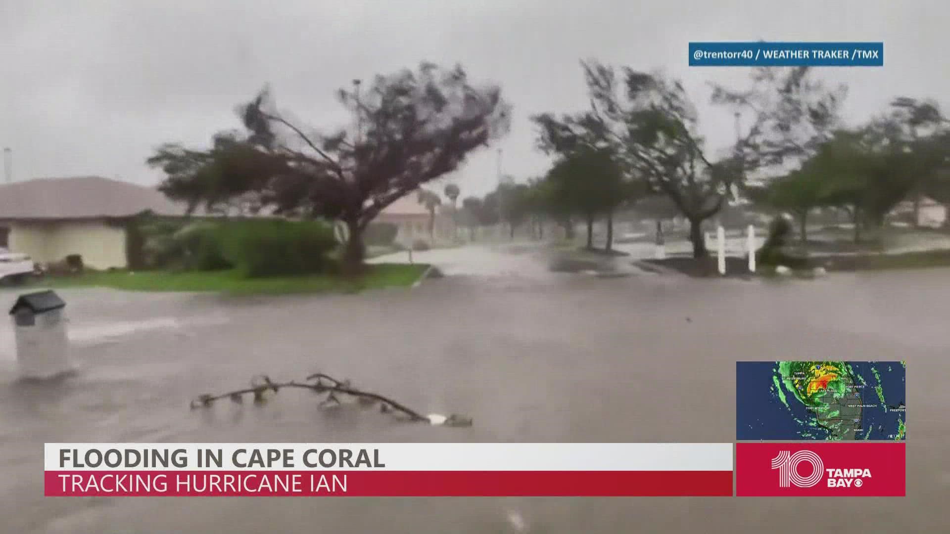 Catastrophic flooding and wind struck southwest Florida as Hurricane Ian made landfall.