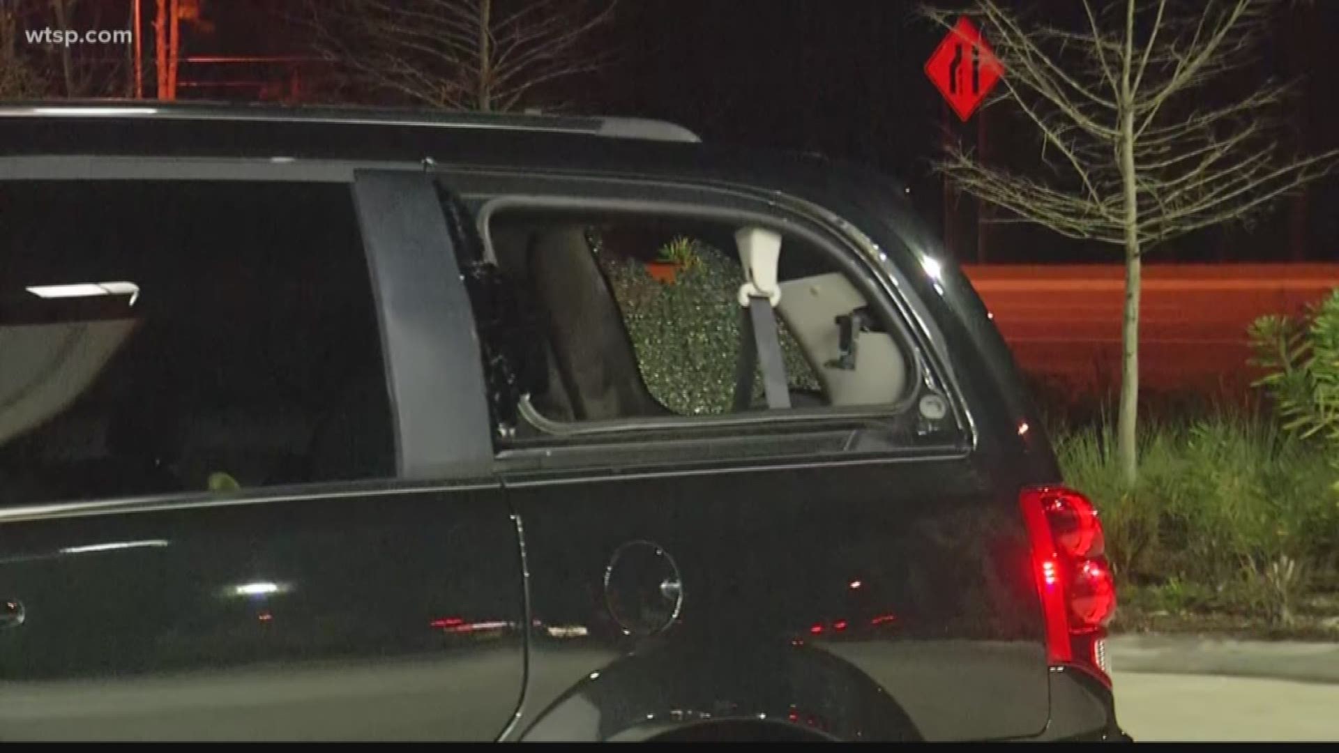 At least 10 cars reportedly were damaged by gunfire near two highways in Central Florida.