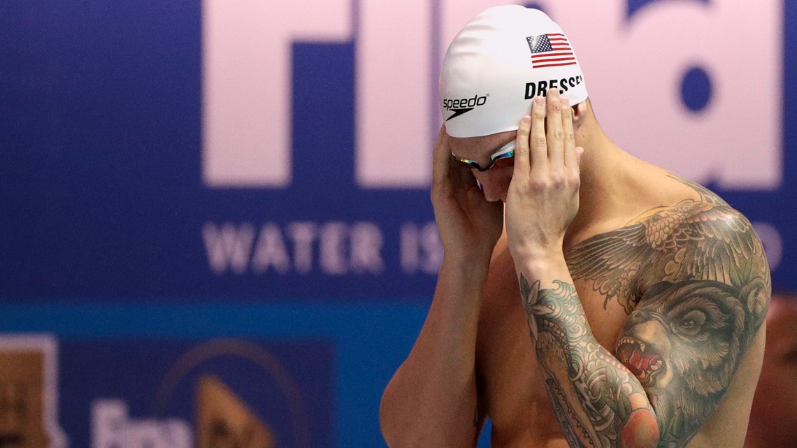 Caeleb Dressel breaks Phelps' world record in 100 butterfly