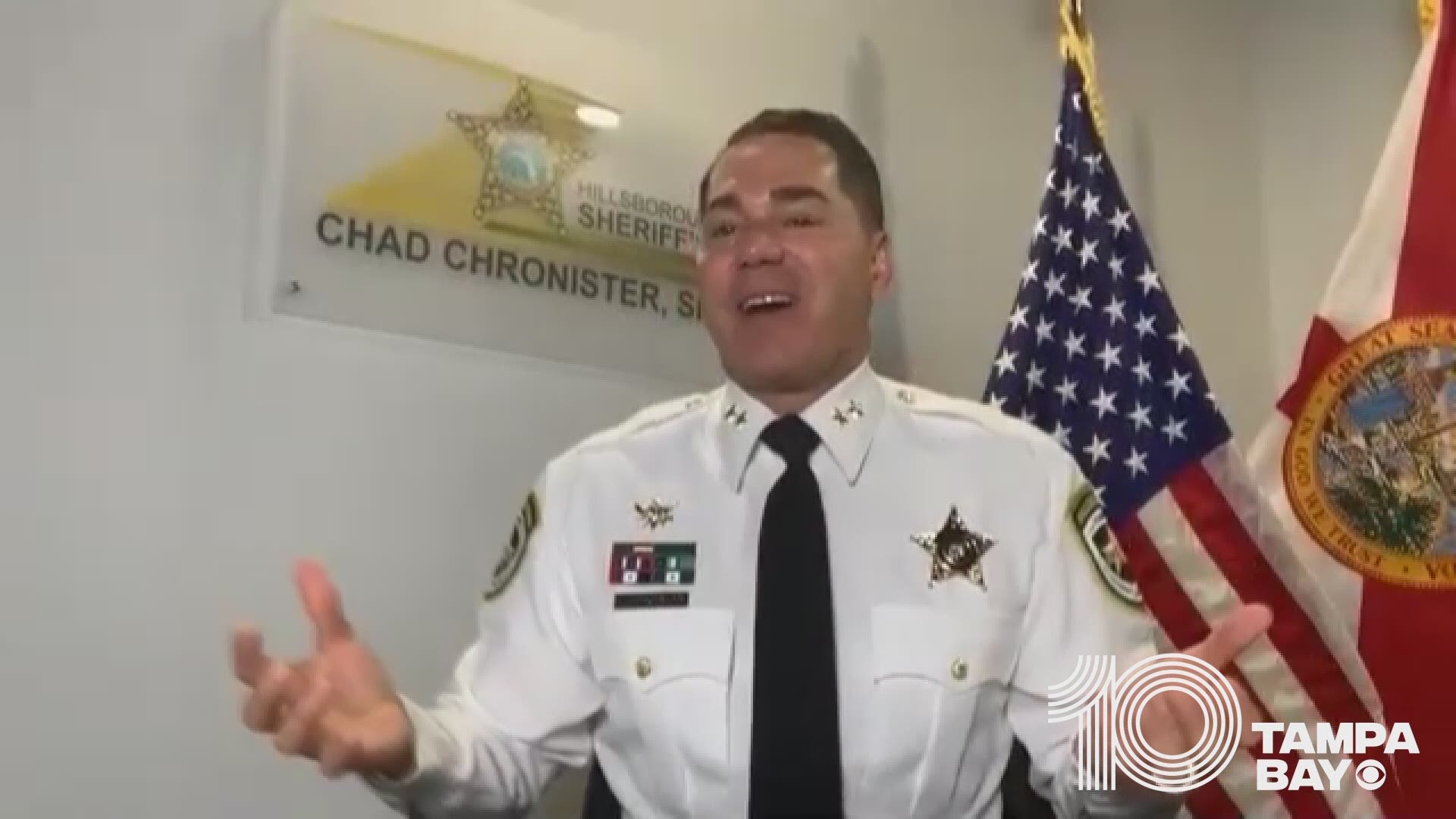 Hillsborough County Sheriff Chad Chronister says Don Lewis' will was faked.
