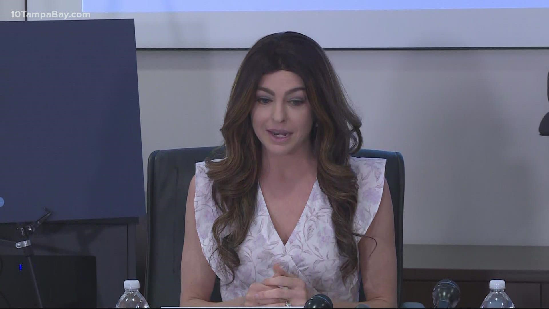 First Lady Casey DeSantis, who is battling breast cancer herself, made the announcement while talking with leaders at Moffitt Cancer Center.