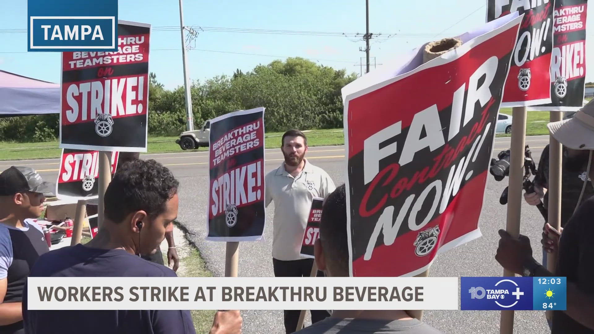 Breakthru Beverage said it's disappointed in the strike but "committed to maintaining an open and transparent dialog with the union."