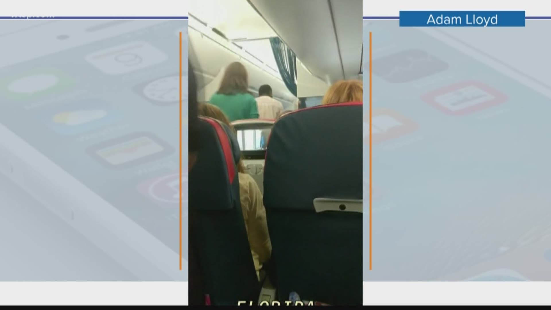 A woman made it onto a Delta flight Saturday at Orlando International Airport without a boarding pass, delaying the plane's departure.