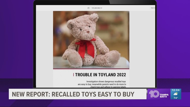 Report reveals recalled toys are still easy to buy