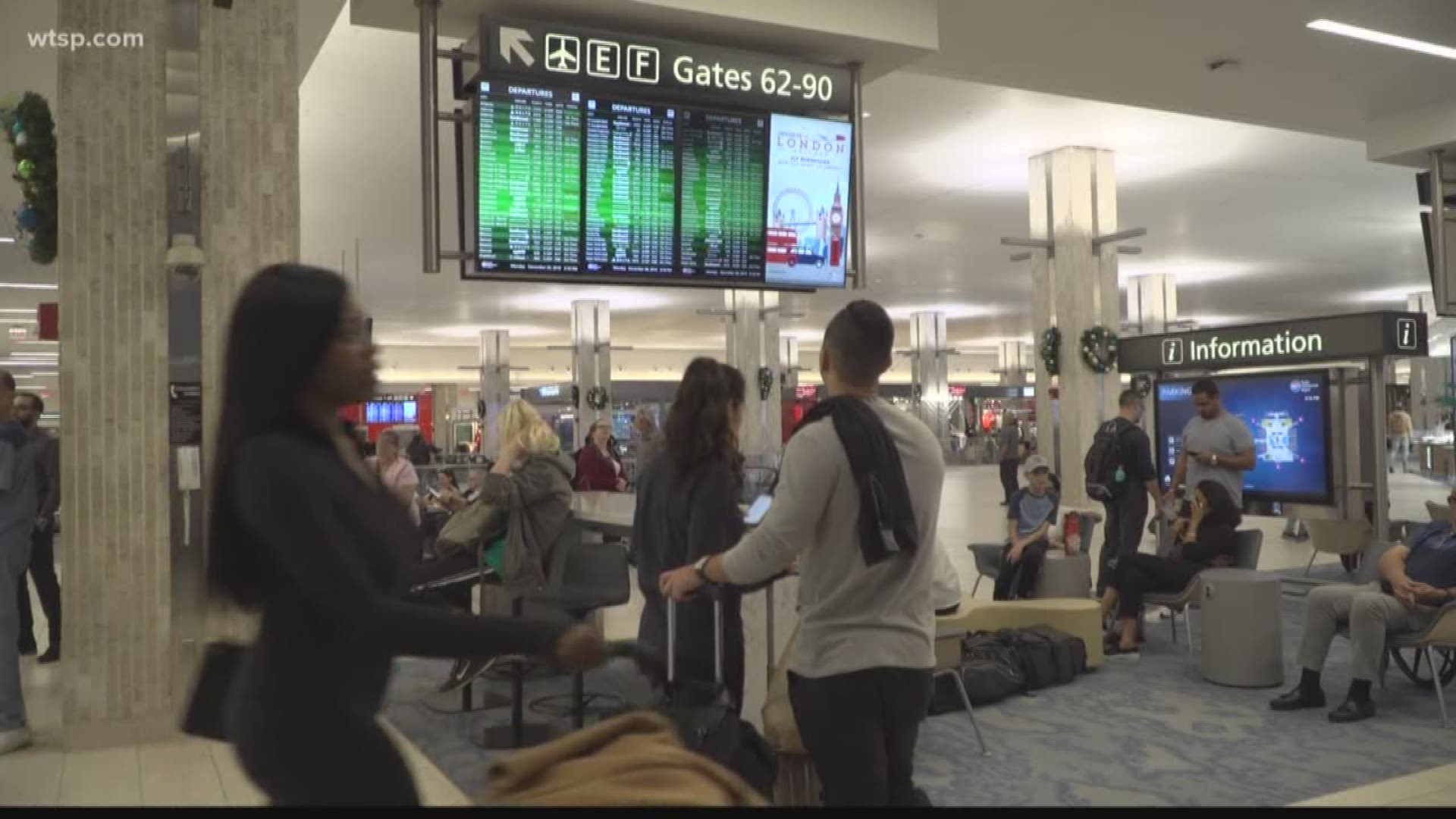 Airports across the country are taking measures to keep the coronavirus from spreading.