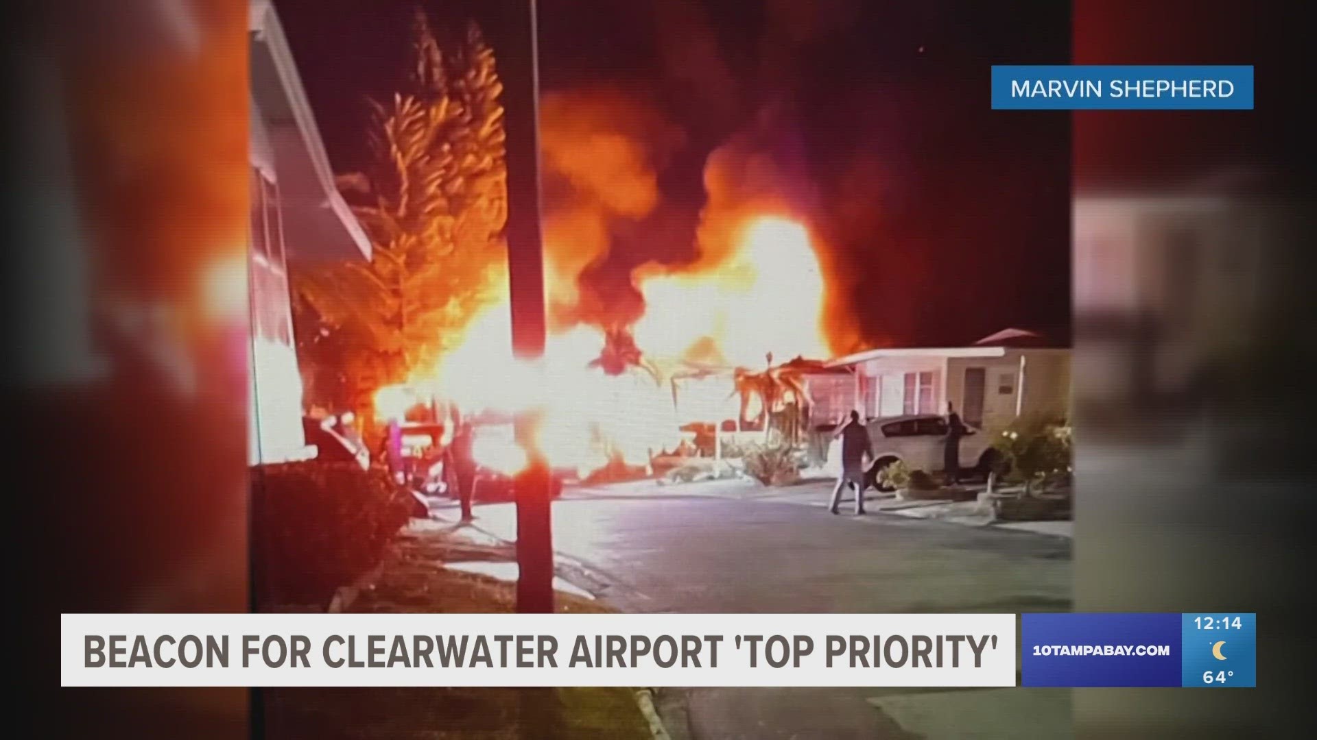 Less than two months ago, a pilot said he couldn't see the Clearwater Airpark runway before crashing into a mobile home park.