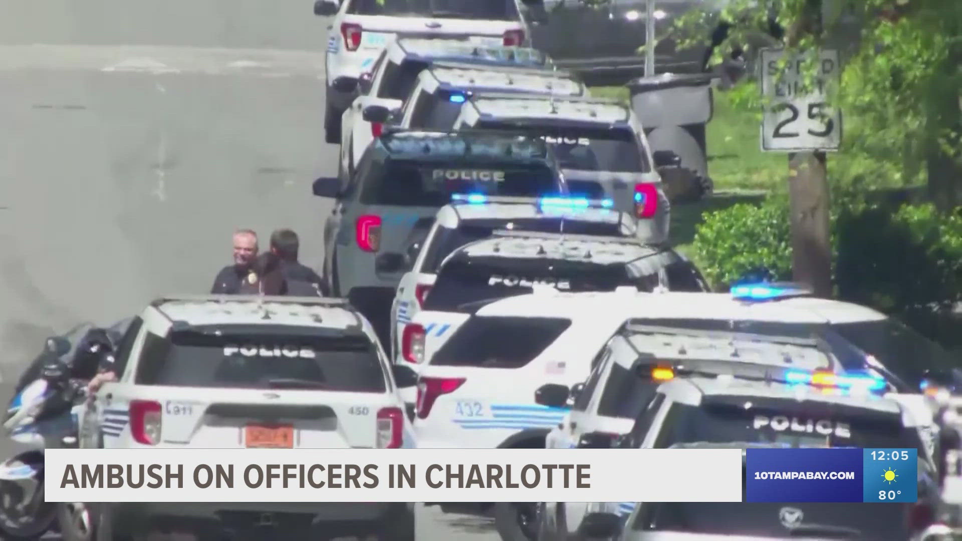 A total of eight law enforcement officers were shot, including three CMPD officers and one officer from the task force who were injured.