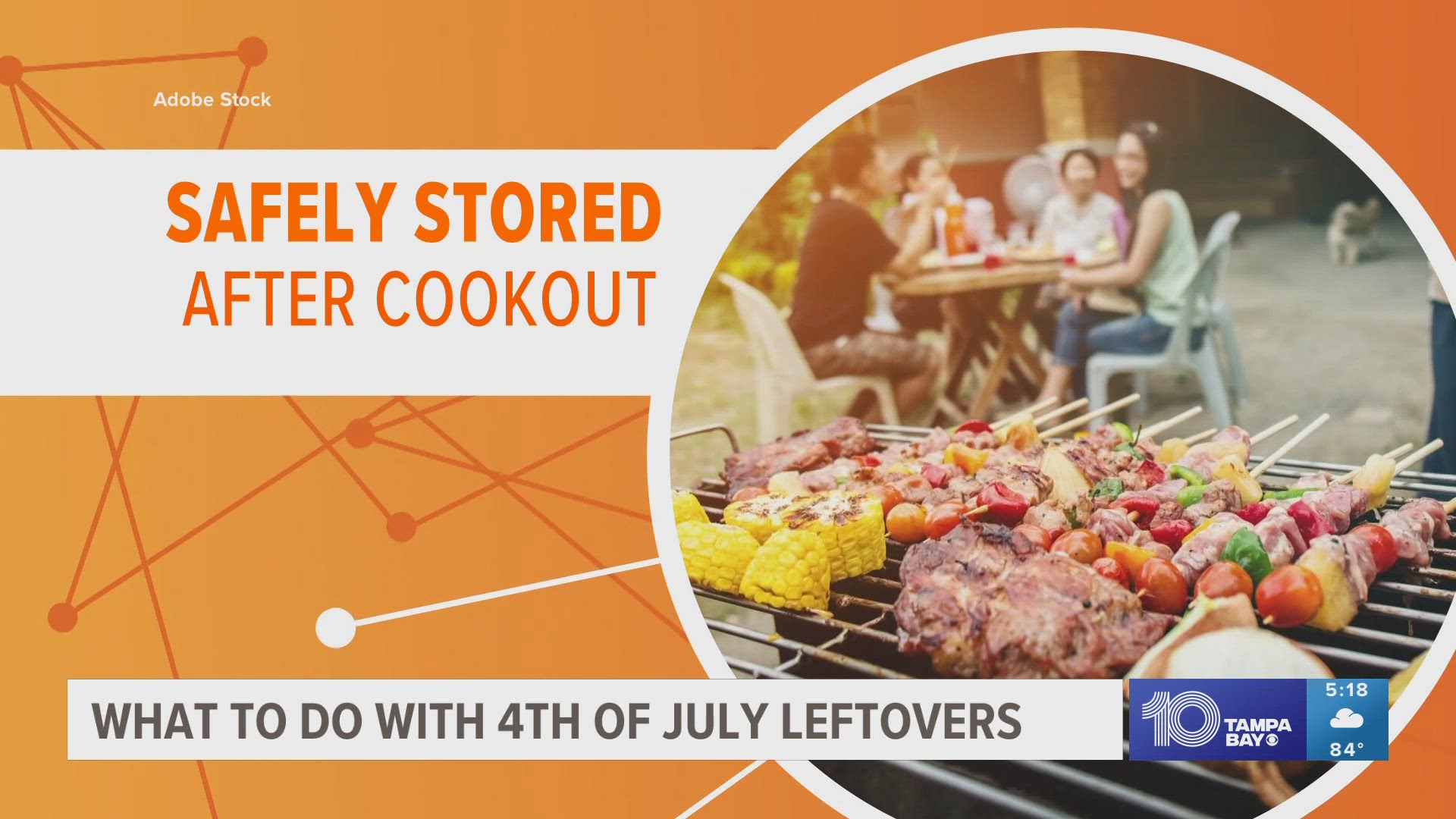 Here's how long popular July 4 cookout items can be safely stored in the fridge or freezer.