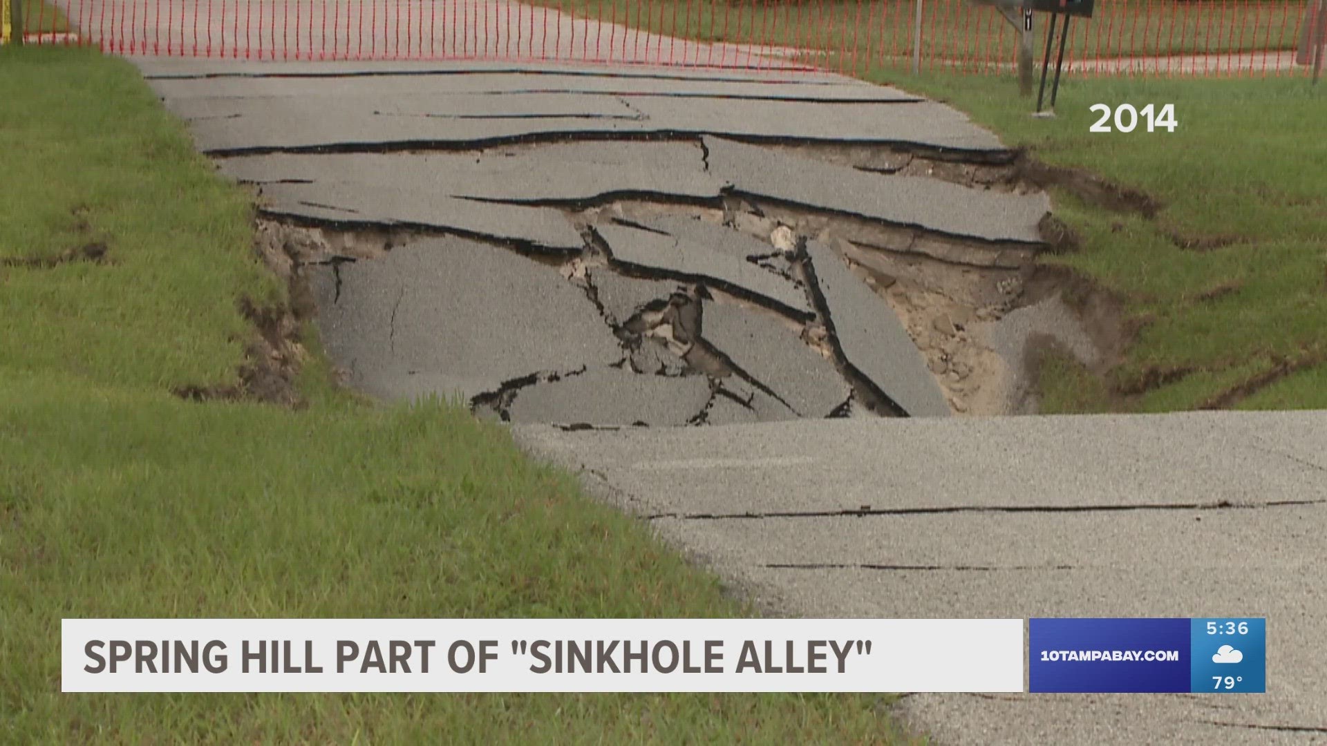 Sinkholes happen in Spring Hill more often than any other city in Florida.