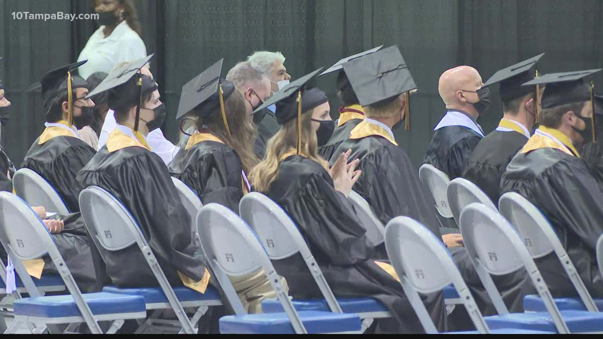 Hillsborough County seniors begin traditional graduations again