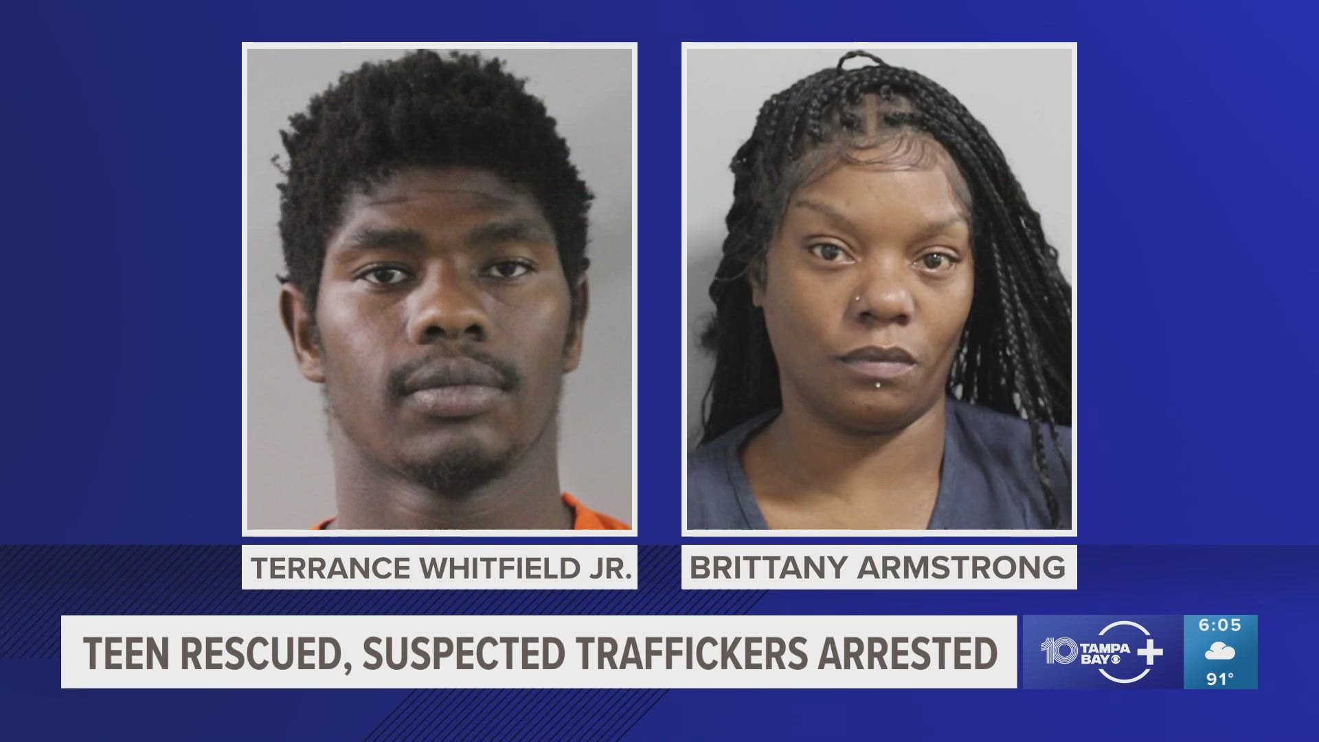 The investigation began when detectives identified a person in a "suspicious adult escort advertisement" believed to be the missing teen, the sheriff's office said.