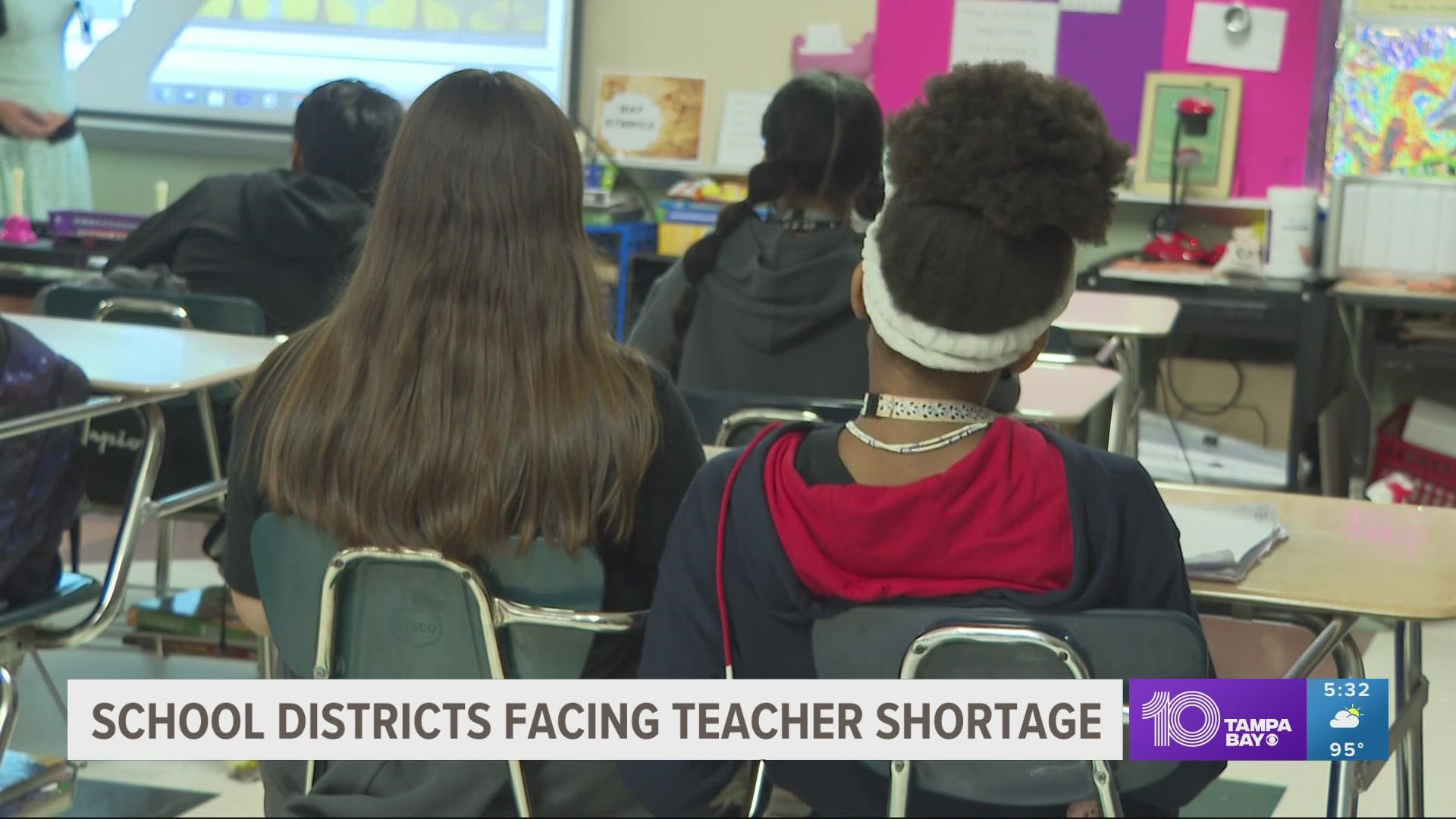 The influx of people moving to the Suncoast has contributed to the teacher shortage, interim deputy superintendent Doug Wagner said.