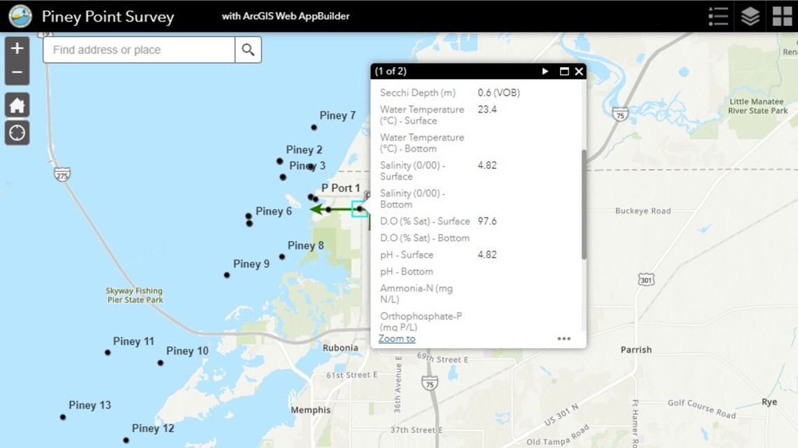 Piney Point Water Quality Tests How To Read The Results Wtsp Com