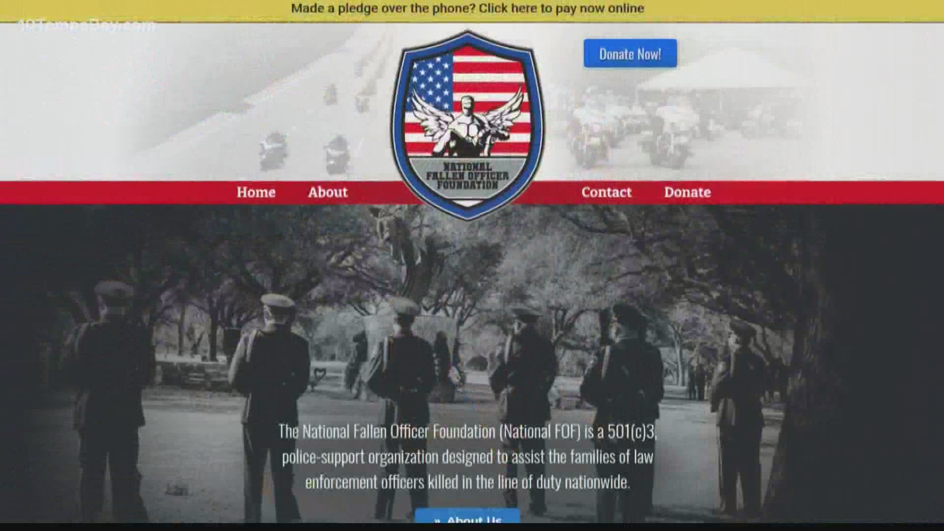 The National Fallen Officer Foundation is designed to help families of law enforcement officers killed in the line of duty.