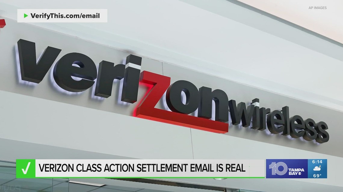 Yes, the Verizon class action lawsuit settlement email is real