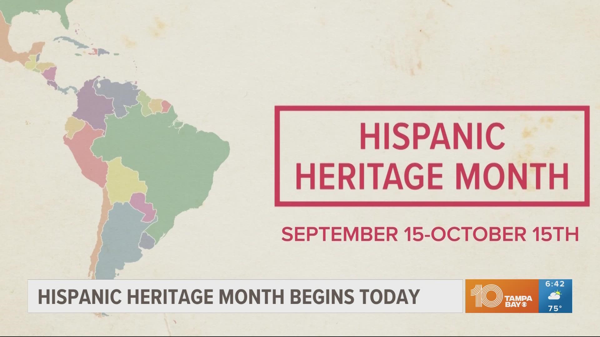 Hispanic Heritage Month begins Friday